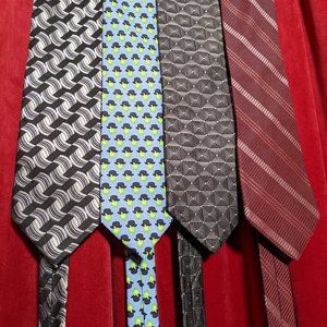 Lot of 4 Silk Neckties!